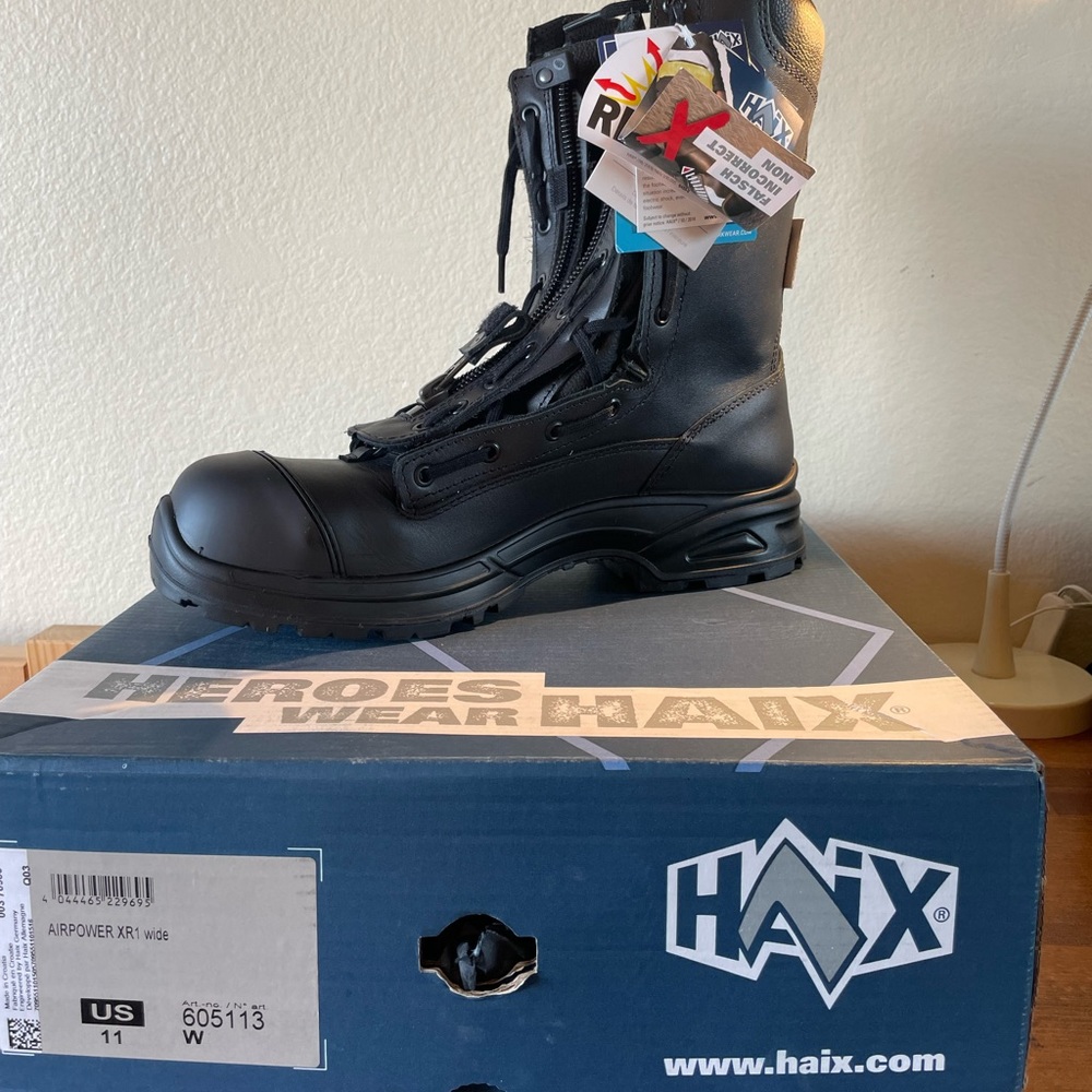 Brand new Haix uniform boots